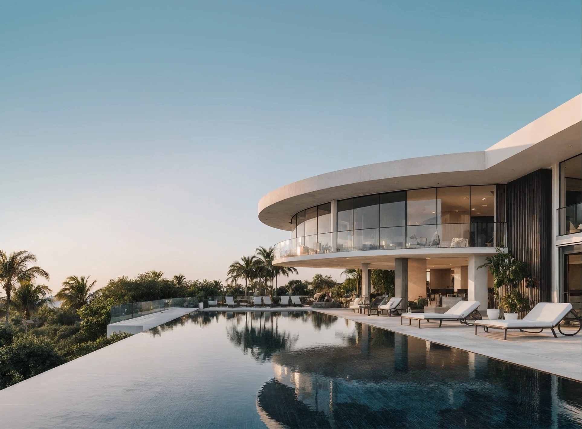 Clifftop villa reference photograph