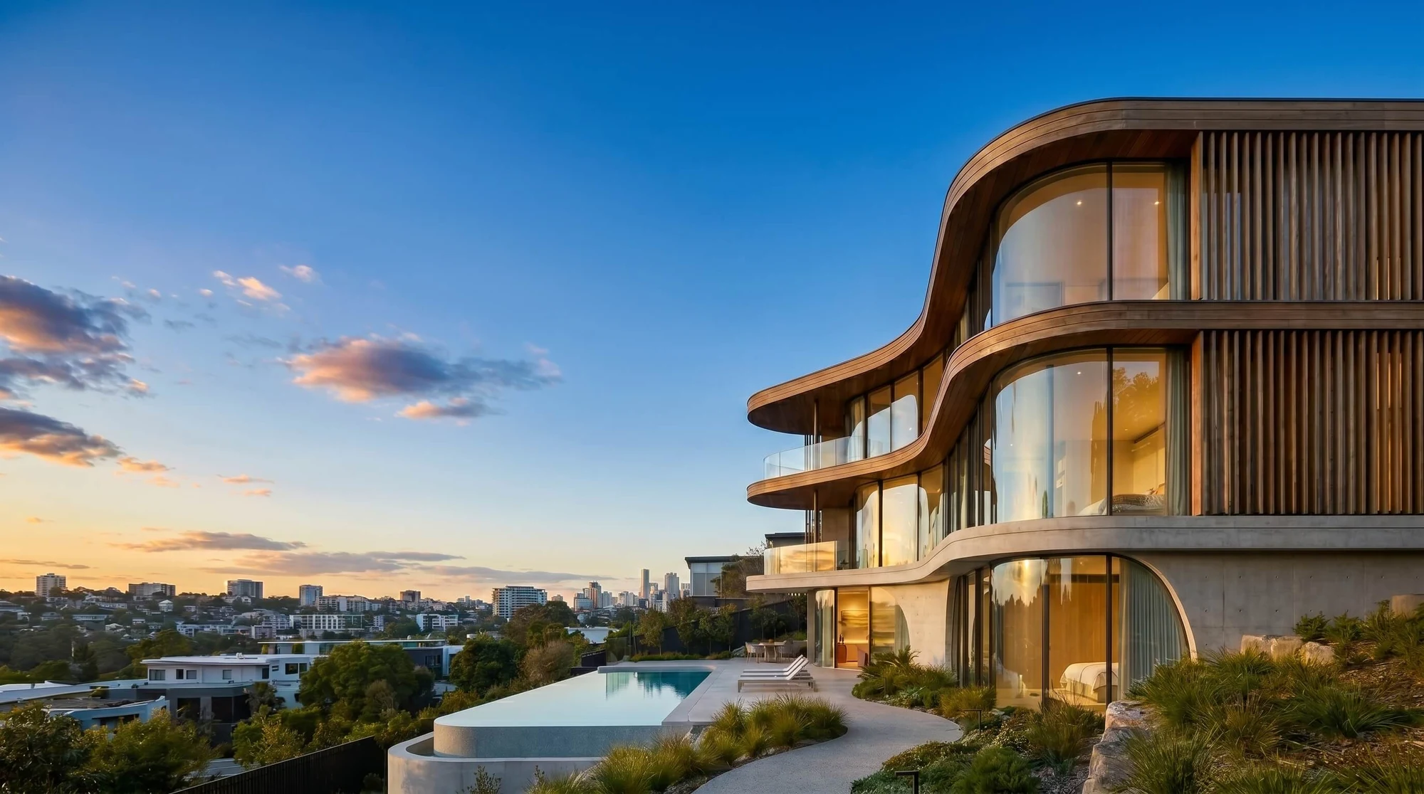 The Glass Pavilion, the architectural image at the centre of Haven Realty